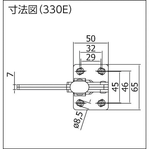 SPEEDY B 【매진 폐번】 토글 클램프 스피디 블록 세로형 330E 330E 1개