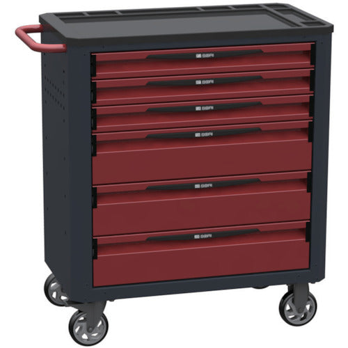 SORI 캐비닛 왜건 8000 6단 레드 800X450X950 8600R 1대