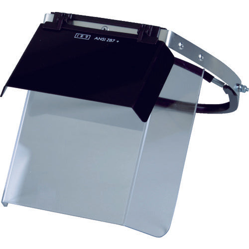 TRUSCO Double-layered disaster prevention mask, light-shielding, clear, helmet-mounted type, light-shielding level #9, TBM-603CW, 1 unit