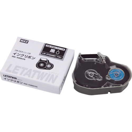 MAX Tube Marker Letter Twin Dedicated Ink Ribbon Cassette LM-IR500BP 1 piece
