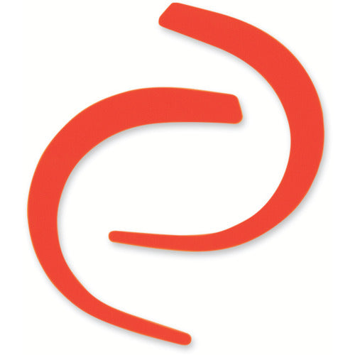 TSUYORON Fluorescent sticker for hooks Fluorescent sticker for hooks Red (1 sheet) SEAL RED 1 sheet