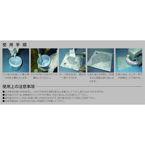 NIS Zinc Putty ST 300g Set ZP003 1 S