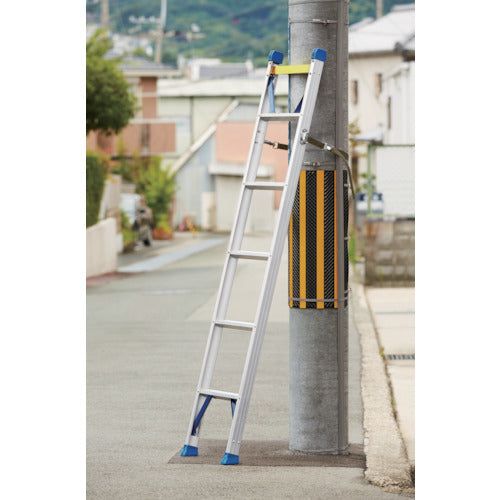 하세가와 전주 승강용 1련 사다리 2.45m 안전 벨트, 밴드 부착 LQ1-1.0-24B 1대