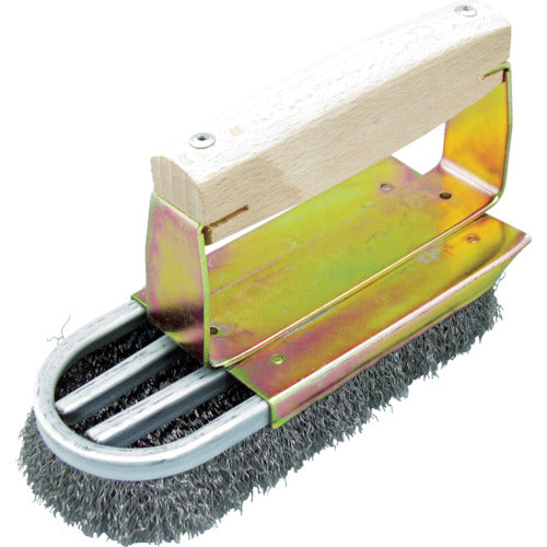 TRUSCO チャンネルブラシ ストロング D型4行 ワイヤ鋼線 TB-2080 1 本