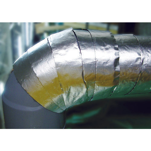 TRUSCO Aluminum Foil Flame Retardant Felt Tape Thickness 2mm x Width 95mm x Length 19m TFA-21020 1 Roll