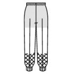 Sunpex Unisex Hopping Pants Sax 6L VP527-6L 1 unit