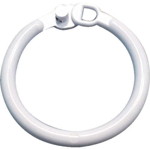 TRUSCO 樹脂製カードリング 3.5mmXΦ25mm 10個入 TKRJ-25 1 袋