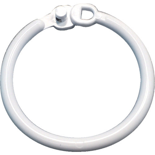 TRUSCO 樹脂製カードリング 3.5mmXΦ30mm 10個入 TKRJ-30 1 袋