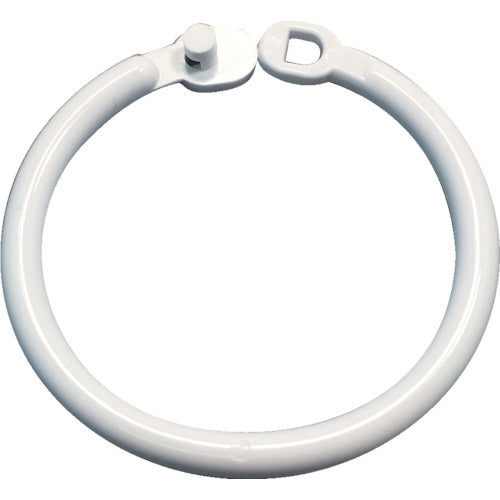 TRUSCO 樹脂製カードリング 4.5mmXΦ40mm 10個入 TKRJ-40 1 袋