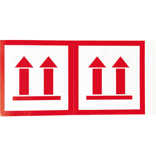 TRUSCO 荷札 「天地無用」マーク 1シートに4枚入×10シート TNFM-02 1 組