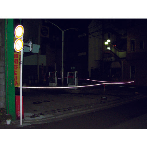 TRUSCO 反射標識ロープ トラ柄 12Φ×10M (1本入) THTP-1210 1 袋