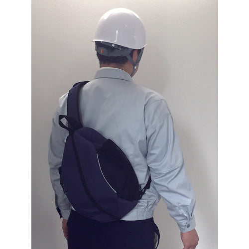 TRUSCO Helmet-fitting Body Bag Navy THHB-NV 1 pc