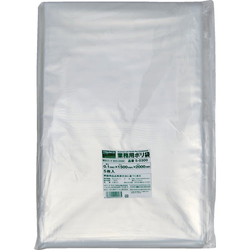 TRUSCO Commercial plastic bag 0.1 x 300L 5 pieces S-0300 1 bag
