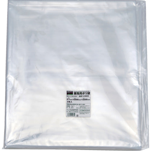 TRUSCCO 업무용 폴리 봉투 0.1×800L 2매입 S-0800 1봉