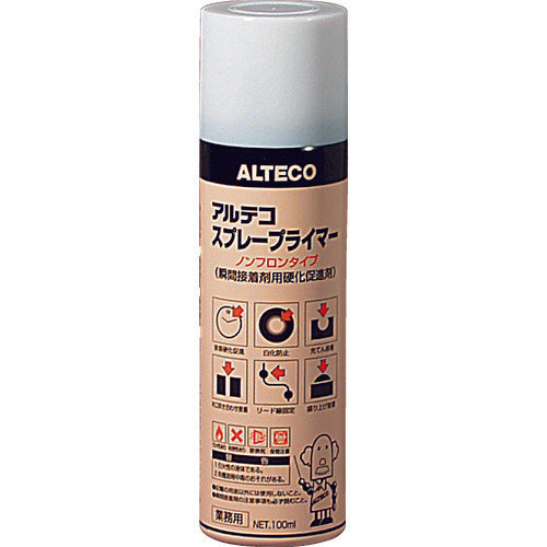 アルテコ 瞬間接着剤用 硬化促進剤 スプレープライマー 100ml SPRAYPRIMER-100 1 本