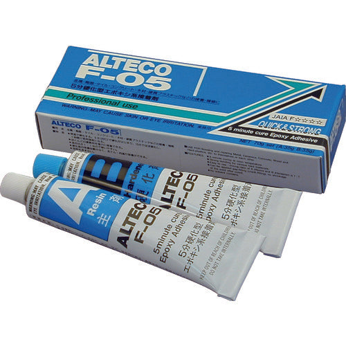 Arteco Epoxy Adhesive, 2-Part Type, Commercial Epoxy Adhesive, F05, 70g Set (Super Fast Curing Type), F05-70G, 1 S