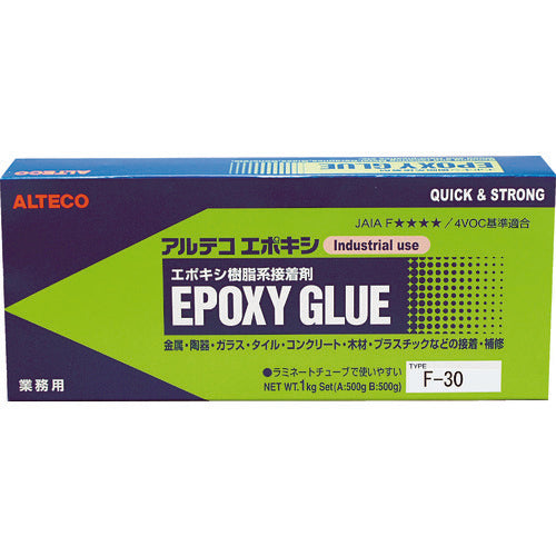 Arteco Commercial Epoxy Adhesive F30 1kg Set (Fast Curing Type) F30-1KG 1 S