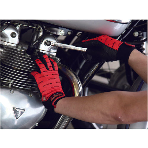 펭귄 에이스 논 슬립 라이트 P 패턴 매직 M 레드 PA-9232 1 쌍