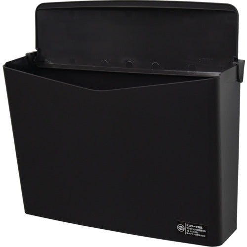 積水 リサイクルペーパーポケット フタ付 黒 SRPPSB 1 個