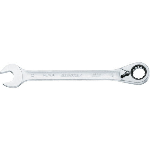 GEDORE コンビネーションラチェットレンチ 19mm 傾斜角度付き 2297361 1 丁