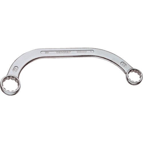 GEDORE Double-ended box wrench, half-moon type, 13 x 17 mm, 6470120, 1 piece