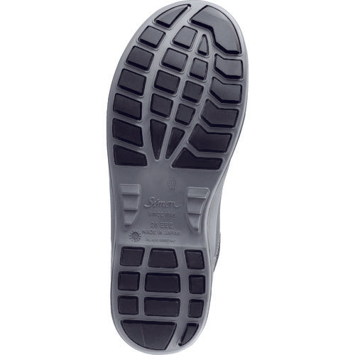 Simon Anti-slip, lightweight 3-layer sole safety short shoes 8512 Black C 23.5cm 8512C-235 1 pair