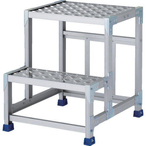 アルインコ 作業台(天板縞板タイプ)2段 CSBC265S 1 台