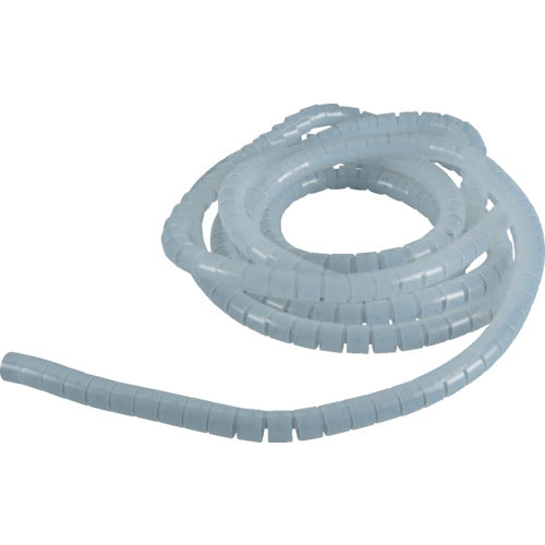 TRUSCO Wire Protection Material Slit Tube 5m Binding Diameter 27 Natural TKL25PENR 1 Roll