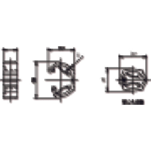 TRUSCCO 규와 컴팩트 케이블 클립 결속 가능 직경 2.0~4.0mm THKU-3 1봉
