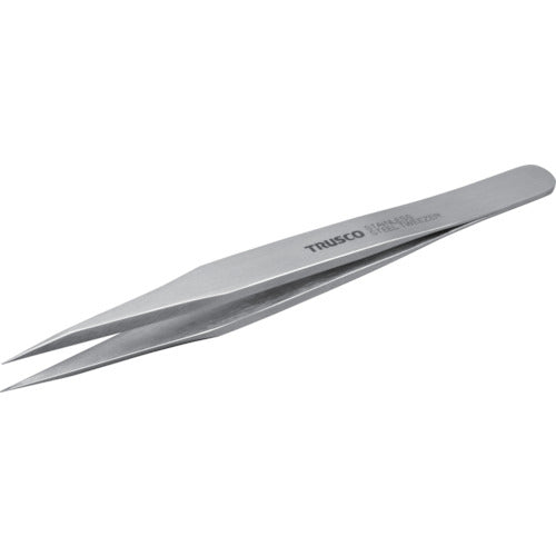 TRUSCO 【매진 폐번】 벽 두께 스테인레스 스틸 핀셋 130mm 첨단 극세 타입 TSP-62 1 개