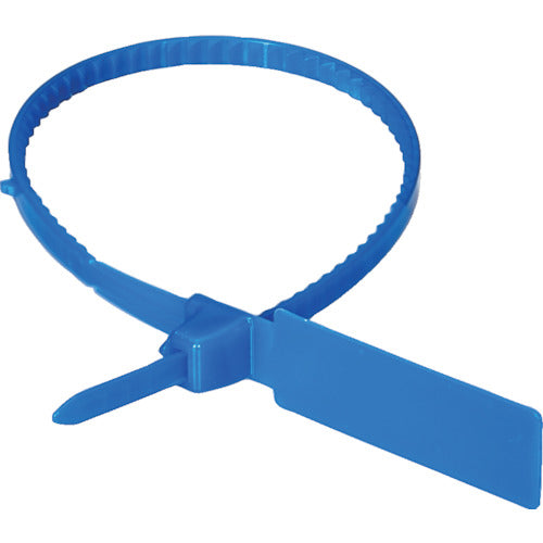 TRUSCO セキュリティータイ長さ238mm 表示可能タイプ 青 100本入 TSCTH240-B 1 袋