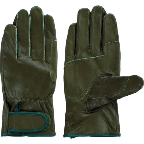 Fuji Glove Japanese Cowhide Leather Gloves (Velcro Cuffs) PH-36 Defense 3L with Pad 5188 1 Pair