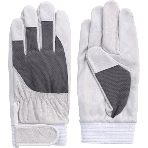 Fuji Glove Pig Leather Gloves F-505 Athlete Gray S 5874 1 pair
