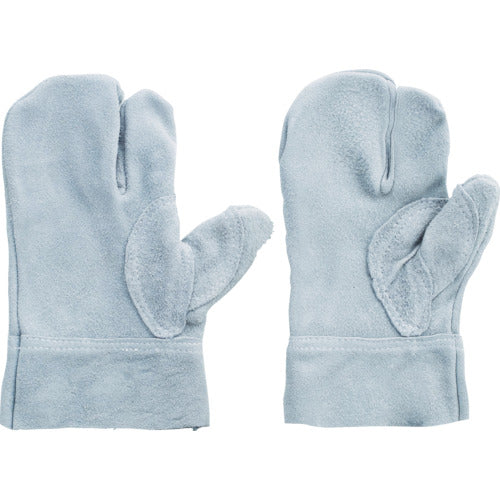 Fuji Glove Double-Sided Cowhide Leather Gloves No. 8 L 3 Fingers 1515 1 Pair