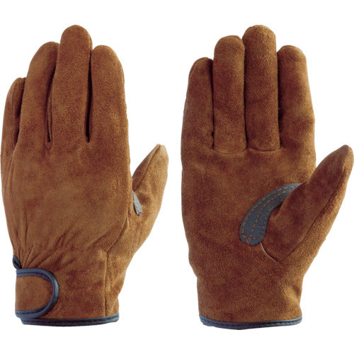 Fuji Glove Cowhide Leather Gloves (Velcro cuffs) IT-38 Irotoko M 1750 1 pair
