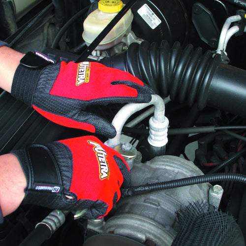 후지 글로브 PU 테트라 TE-007 레드 L 0908 1 쌍