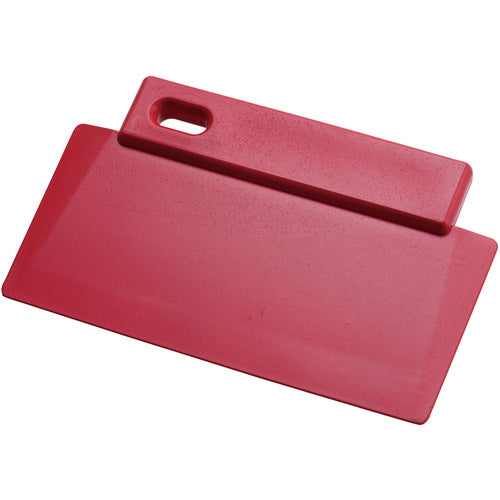 BURRTEC バーキンタ 3エッジスパチュラ 赤 BCST−3ER すくい部幅200mm 66201100 1 本