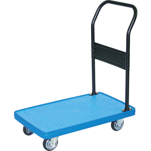 TRUSCO MKP樹脂製台車 固定式 716X436 ブルー MKP-158-B 1 台