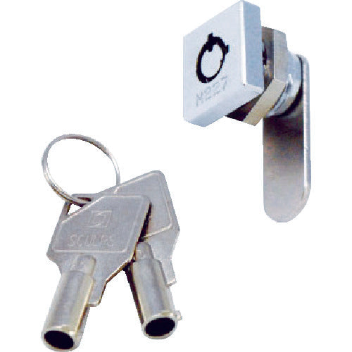 TRUSCCO 실린더 자물쇠 미니 스퀘어 잠금 장치 2 개소 빠짐 CL-CA021 1 개