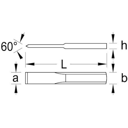 GEDORE 平タガネ 240mm 8723850 1 本