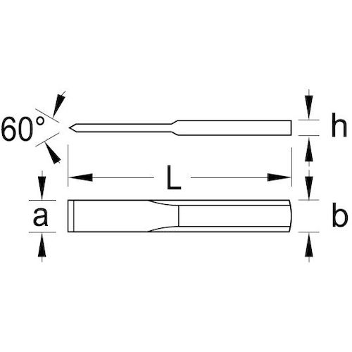 GEDORE Flat Chisel (Thin Type) 240mm 8911420 1 piece