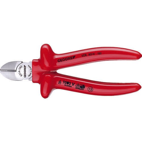 GEDORE 【매진 폐번】 【재고 한계 특가 H】 절연 니퍼 140mm 6743540 1 쵸