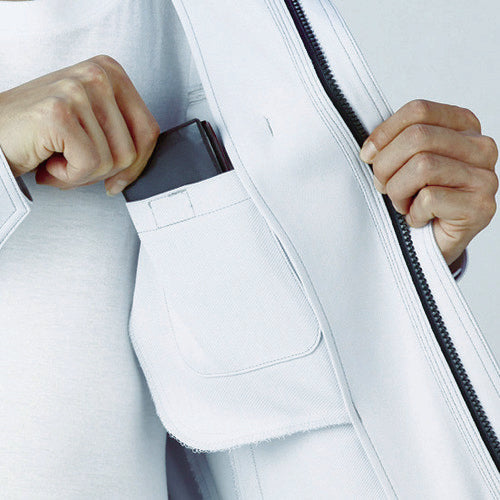 Z-DRAGON 점퍼 L 사이즈 실버 71300-036-L 1 착용