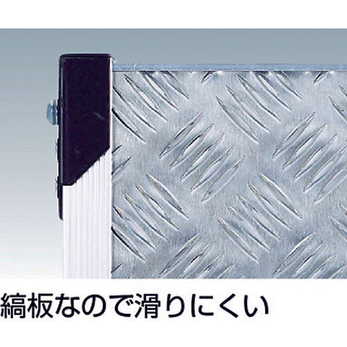 TRUSCO アルミ合金製作業台 縞鋼板 4段 高さ1.00m 600X400 TSFC-4610 1 台