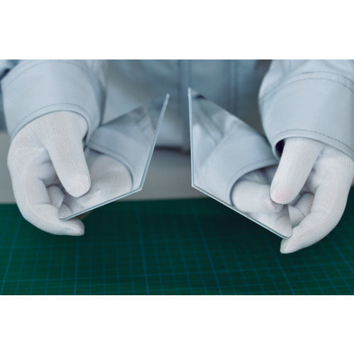 TRUSCO カッターで切れる軽量安全ミラー 100mmX150mm 厚み2mm TMPEC-1015 1 枚