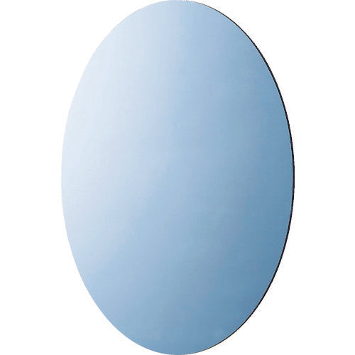 TRUSCO Lightweight Safety Mirror, Oval, 285mm x 375mm, Thickness 5mm, TMPEE-375, 1 piece