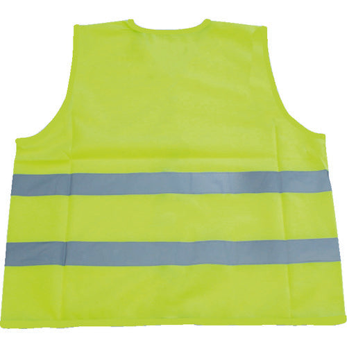 TRUSCO JIS T 8127 Compliant Safety Vest Fluorescent Yellow TABJ-YE 1 Piece