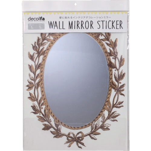 Nitto Wall Mirror Sticker Gold M3900 1 piece
