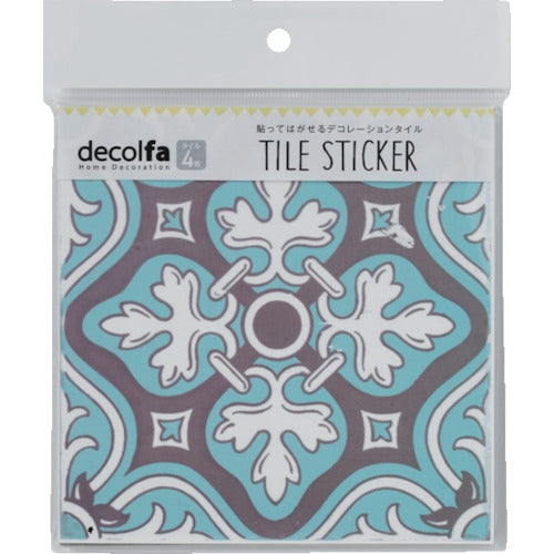 ニトムズ タイルステッカー ブルー M4002 1 個