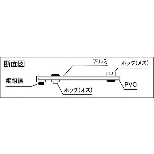ZTJ 【売切り廃番】ZTJ 電磁波シールド チューブ・ホックタイプ φ25 OTF-25 1 巻
